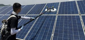 solar panel cleaning