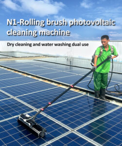 solar panel snow brush